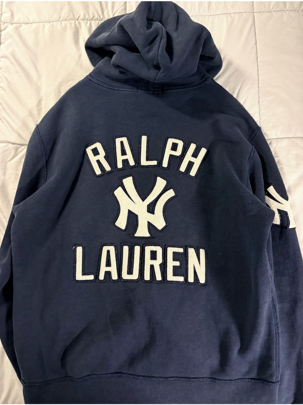 Polo Ralph Lauren Navy Blue Yankees Hoodie